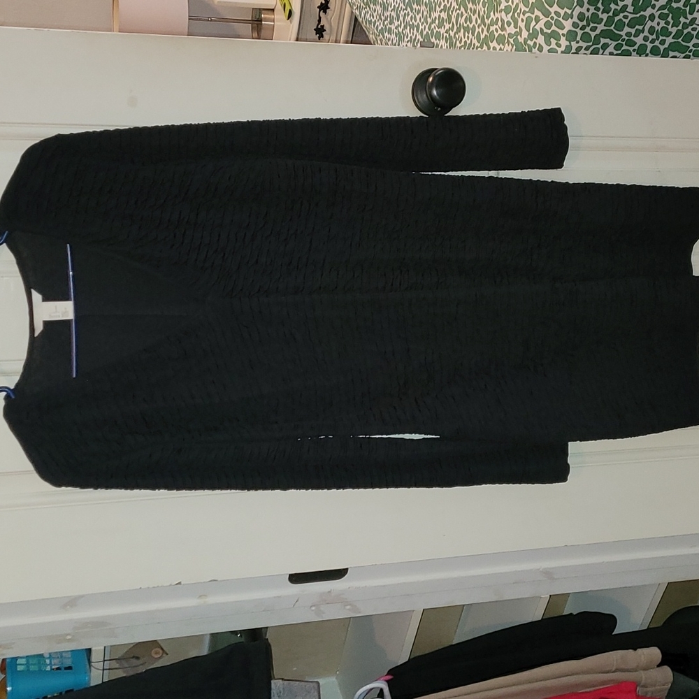 Long sleeve black dress